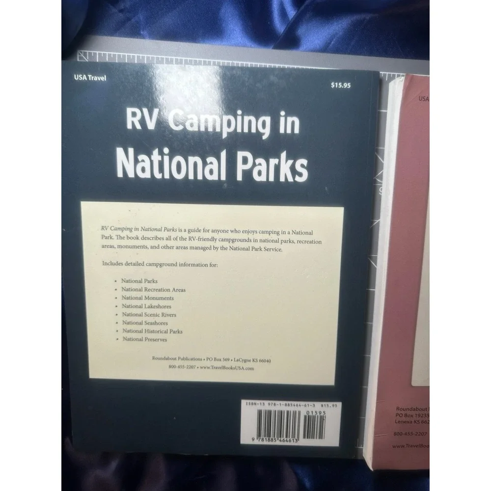 Lot Of 2! RV Camping in National Parks, 1st & 5th Editions DJ Davin & Roundabout